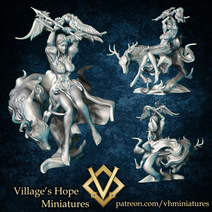 Artemis, Goddess Of The Hunt by Village's Hope Miniatures