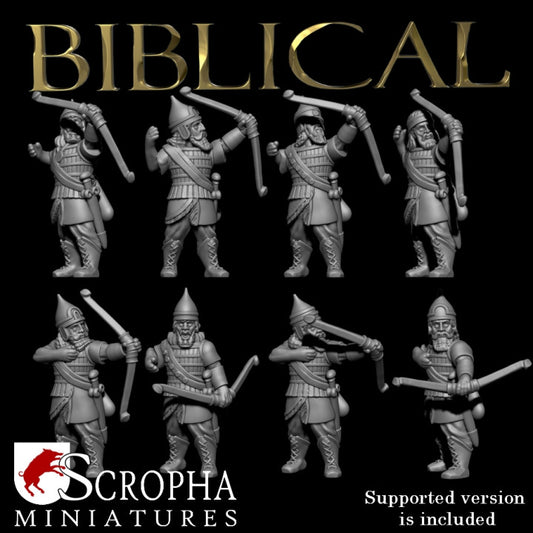 Assyrian heavy archers by Scorpha Miniatures