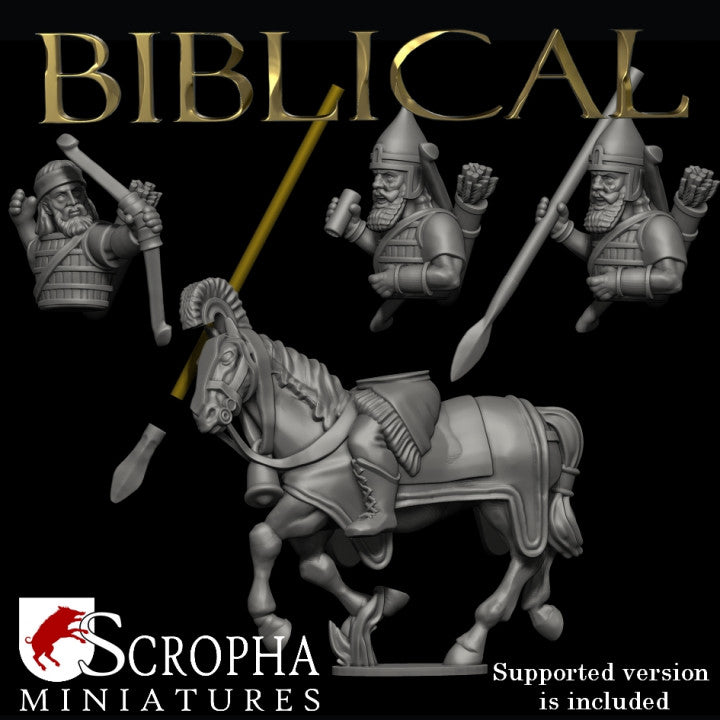 Assyrian heavy cavalry by Scorpha Miniatures