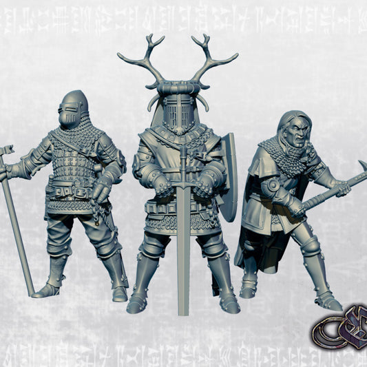 Castilian Lay Knights - Set  by Ezipion miniatures.