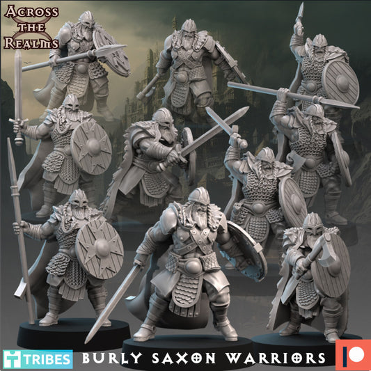 Burly Saxon Warriors by Across the Realms