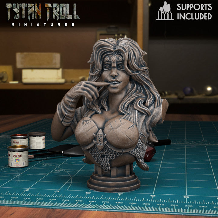 Beatrix Bust by Tytan Troll Miniatures