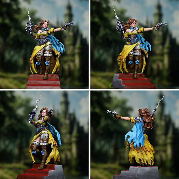 Belle - Mistress of Castle Rosethorn - Beauty and the Beast by Ronin Arts Workshop