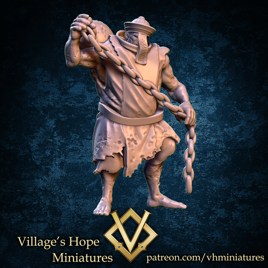 Big Jiangshi , Steel ball Undead by Village's Hope Miniatures