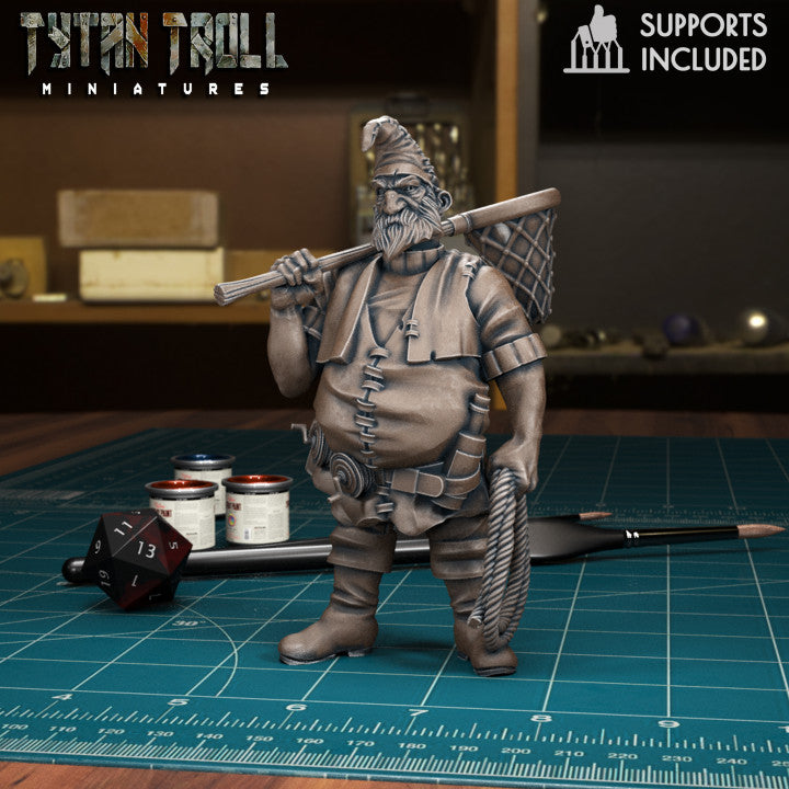 Bluto Male Fisherman by Tytan Troll Miniatures