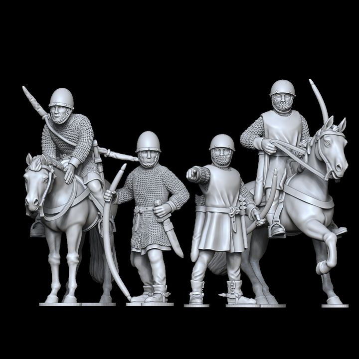 Mounted Sergeant Archers 12-13th century by Styriwar