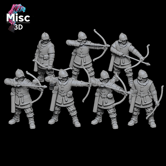 Human Mercenaries - Bowmen by Misc 3D Creations