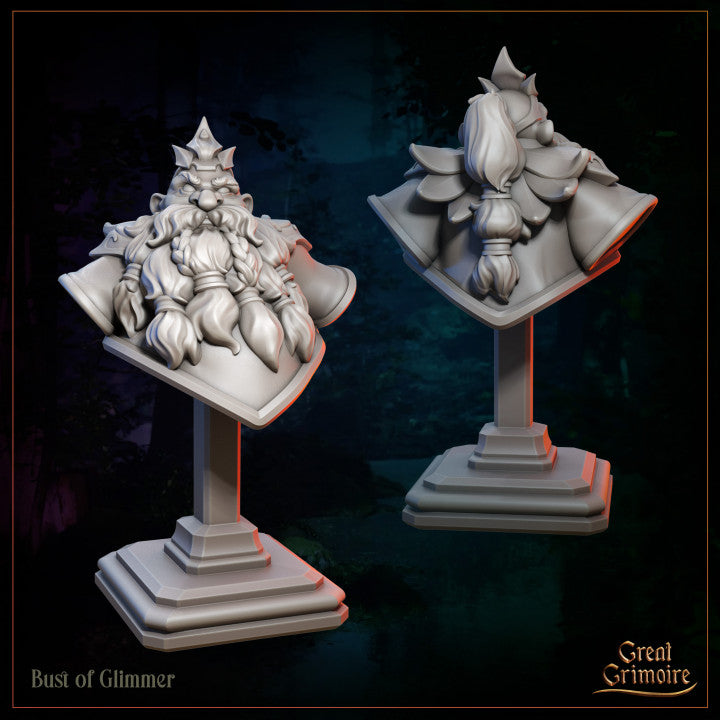 Bust of Glimmer & Aurora by Great Grimoire