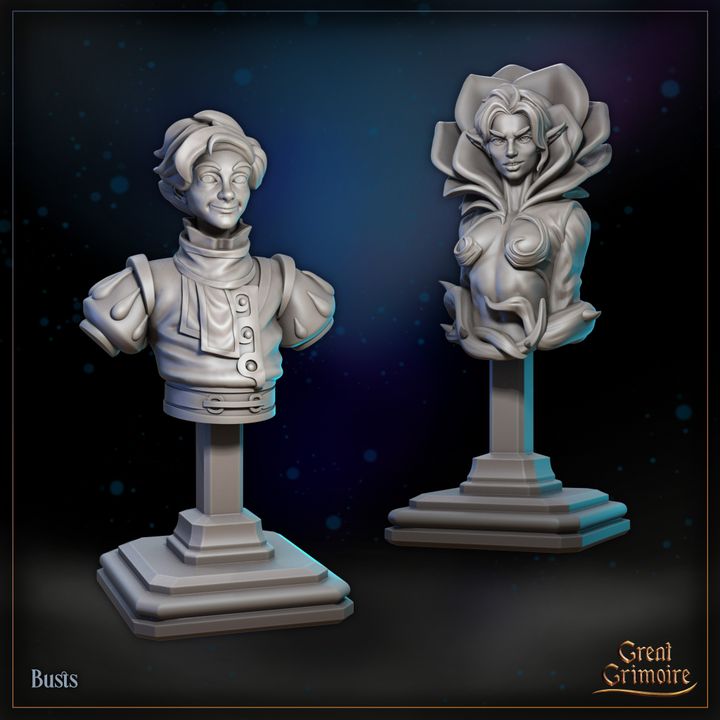 Busts (Prince Lior, Eternal bloom) by Great Grimoire