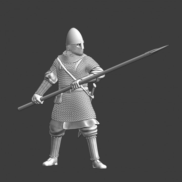 Medieval Byzantine infantry - Spearmen. – Studio Historia