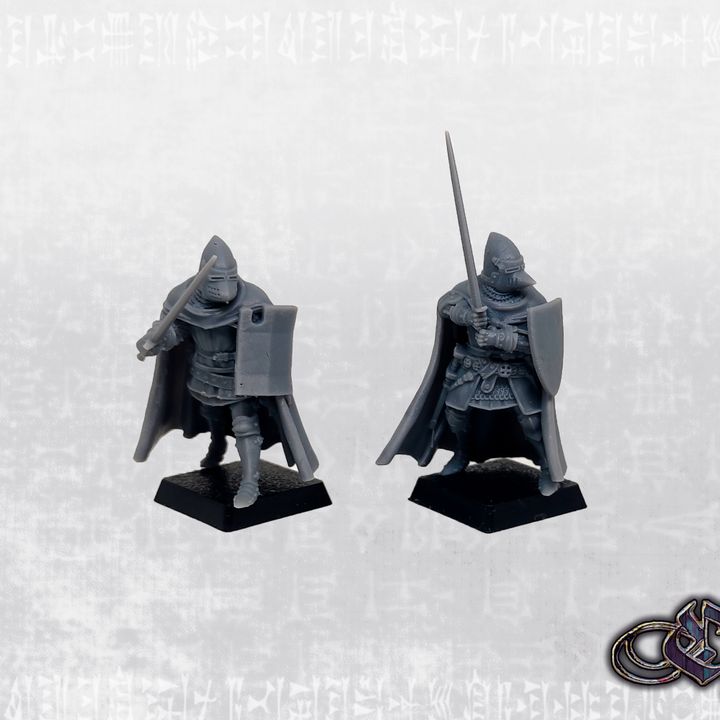 Late Crusader Knights on Foot