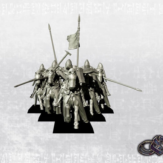 Late Crusader Knights on Horse- Complete Regiment.