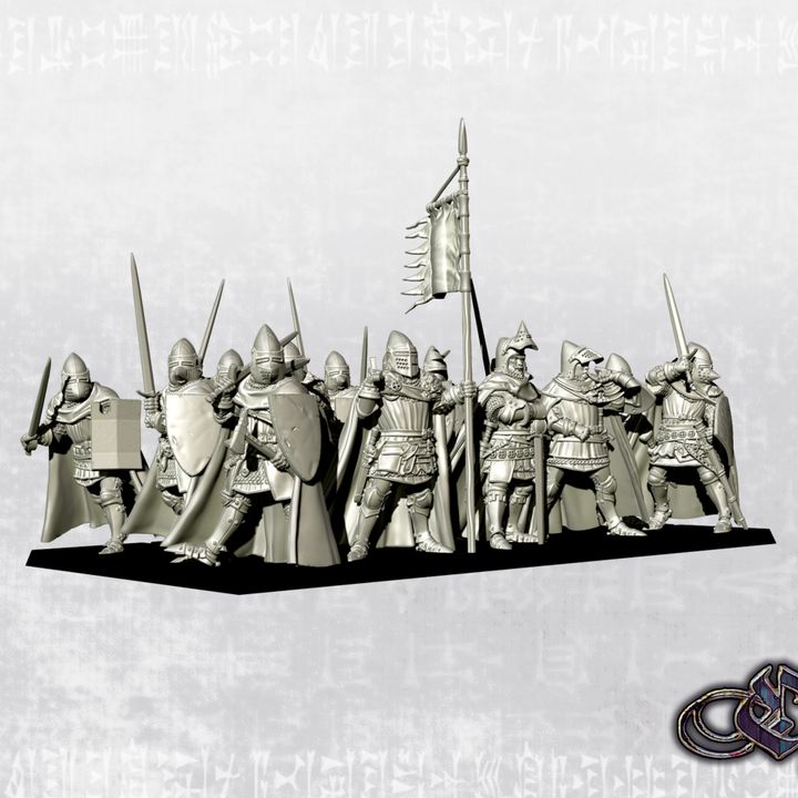 Late Crusader Knights on Foot