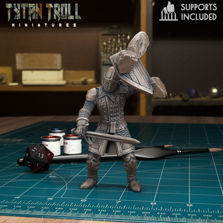 Castle Soldier 02 by Tytan Troll Miniatures