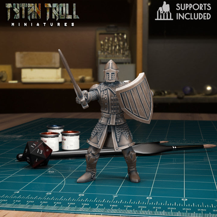 Castle Soldier 05 by Tytan Troll Miniatures