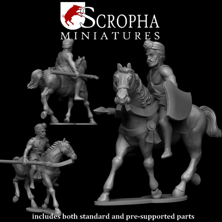 Classical indian cavalry by Scropha Miniatures