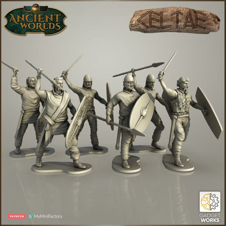 Celt Warriors Unarmored  by Gadgetworks