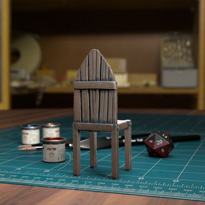 Chair and Mimic by Tytan Troll Miniatures