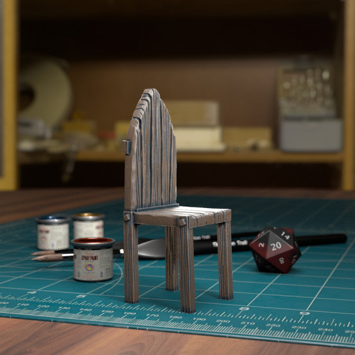 Chair and Mimic by Tytan Troll Miniatures