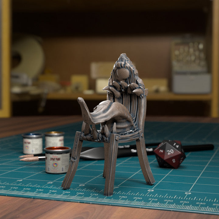 Chair and Mimic by Tytan Troll Miniatures