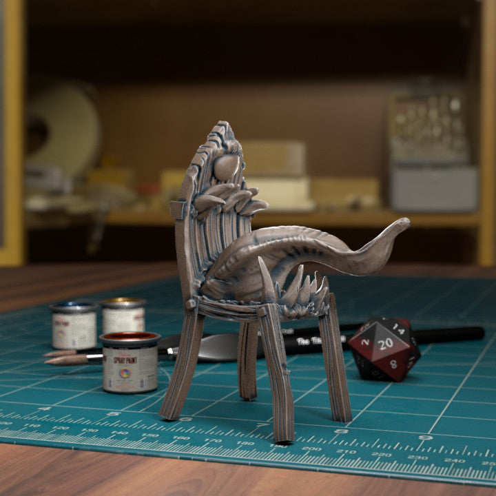 Chair and Mimic by Tytan Troll Miniatures