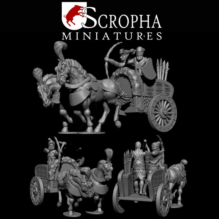 Indian classical chariots by Scropha Miniatures