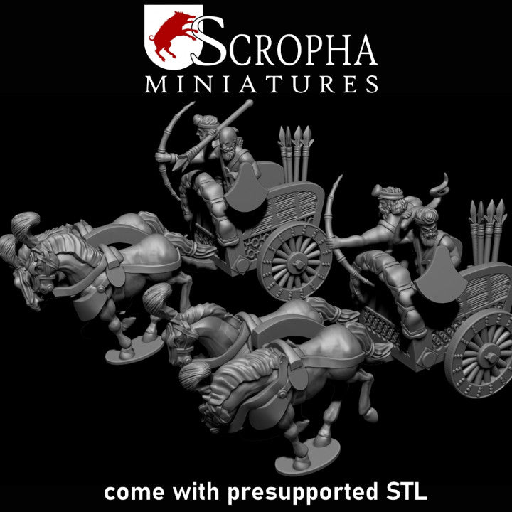 Indian classical chariots by Scropha Miniatures