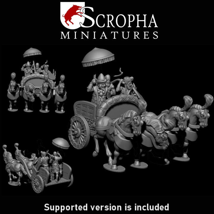 Indian heavy chariots by Scropha Miniatures