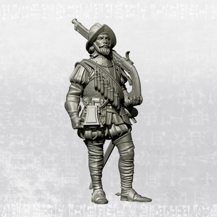 "Spanish Arquebusier - 16th century" by Ezipion miniatures