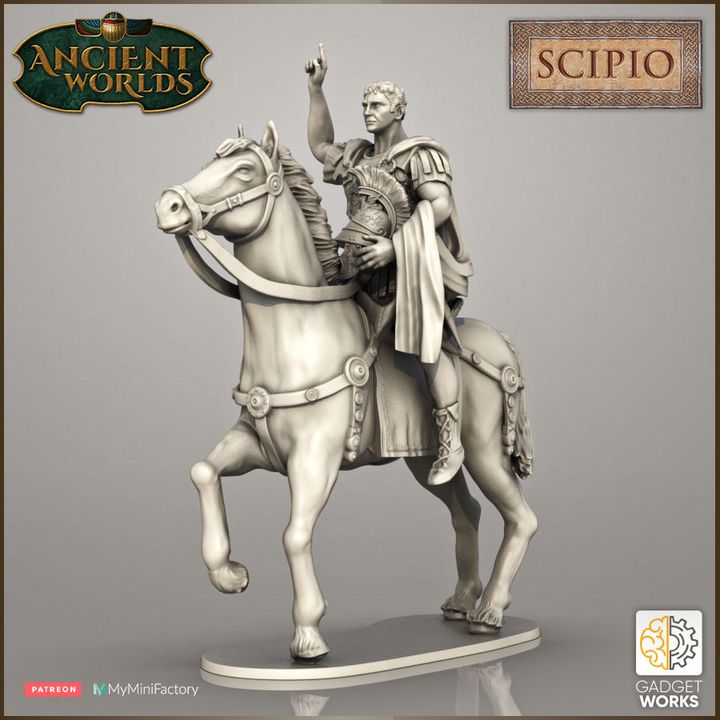 Republican Roman Consul / General Scipio Africanus by Gadgetworks Miniatures