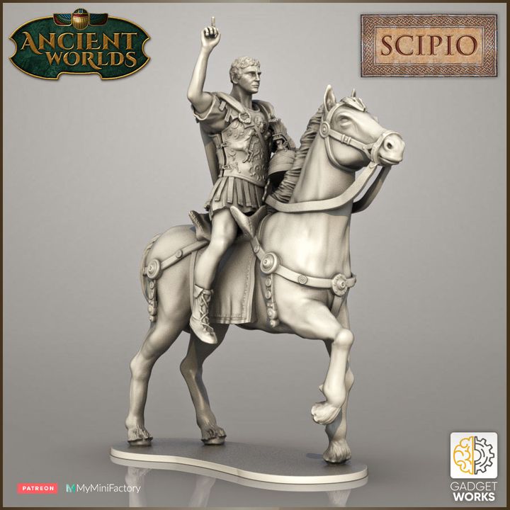 Republican Roman Consul / General Scipio Africanus by Gadgetworks Miniatures