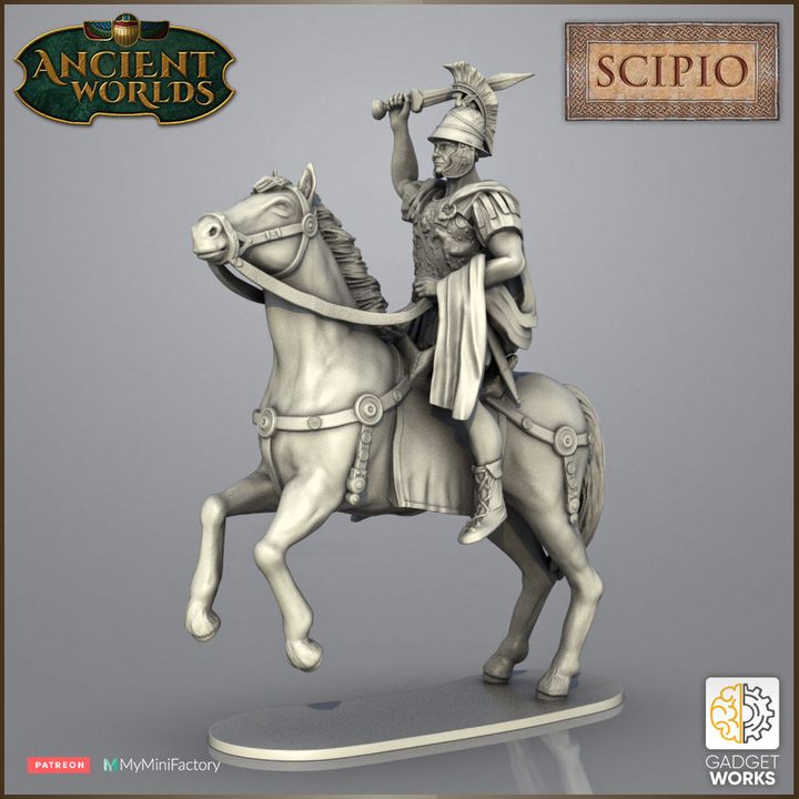 Republican Roman Consul / General Scipio Africanus by Gadgetworks Miniatures