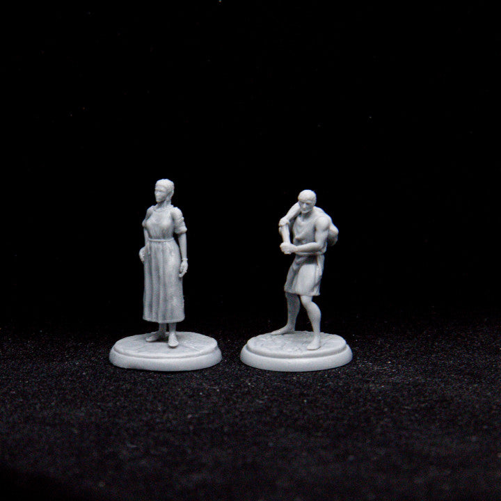 Roman Citizens - Rich Woman and Servant by Gadgetworks Miniatures