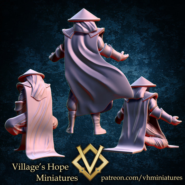 Conceal Wuxia Cult Monk by Village's Hope Miniatures