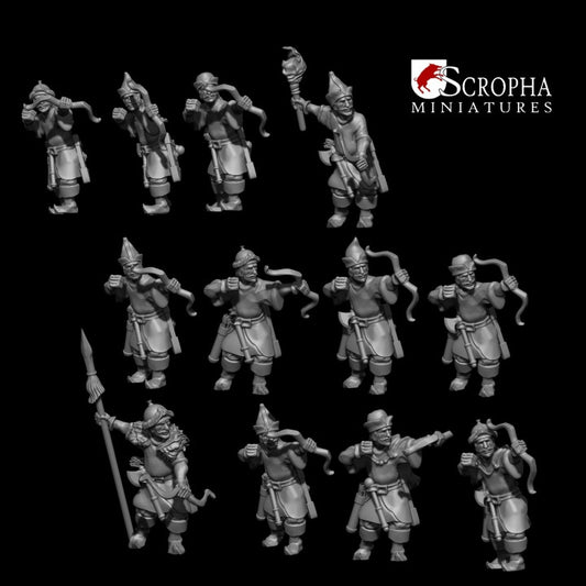 Cuman levy with bows by Scropha Miniatures