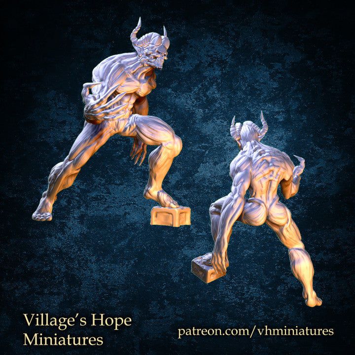 Blood Sucking Demon / High Demon by Village's Hope Miniatures