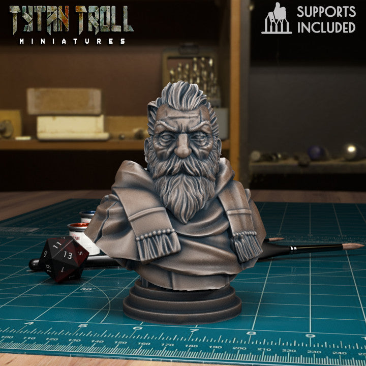 Davian Martikov Bust by Tytan Troll Miniatures