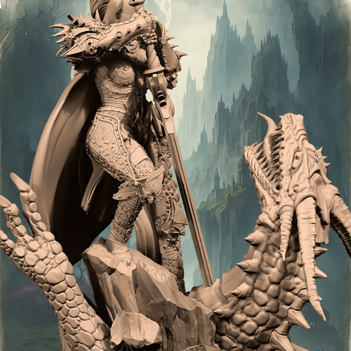 Azrael Dragonslayer by LUCIUS3D