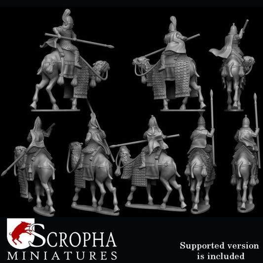 Parthian camel cataphract by Scropha Miniatures