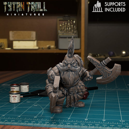 Dwarf Axes 01 by Tytan Troll Miniatures