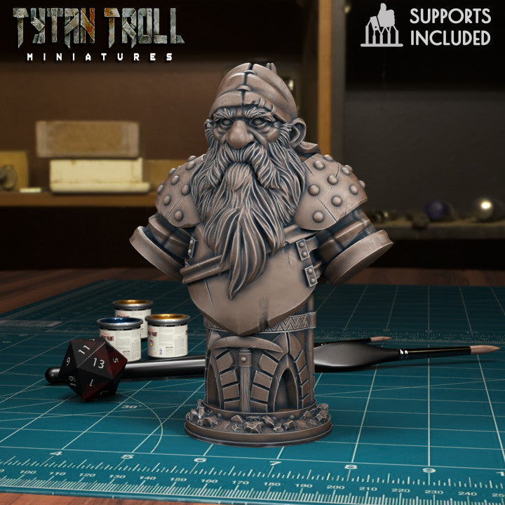 Dwarf Chess Pawn by Tytan Troll Miniatures