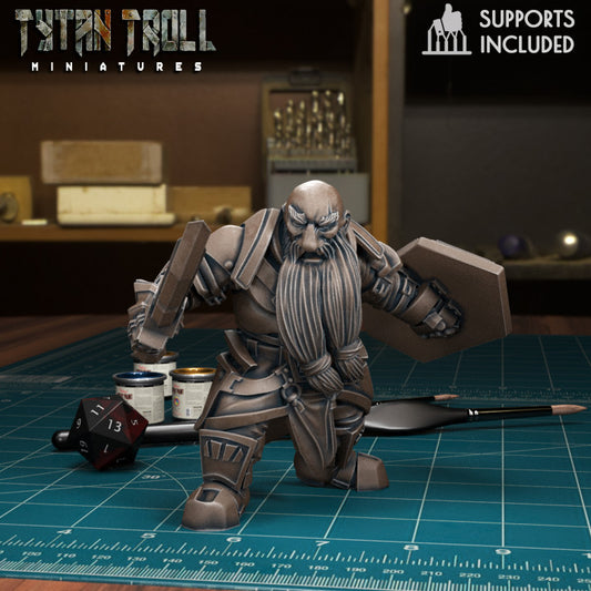 Dwarven Guard 02 by Tytan Troll Miniatures