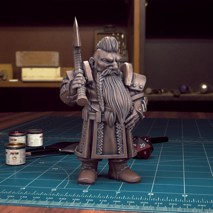 Male Dwarf 04 Fighter by Tytan Troll Miniatures