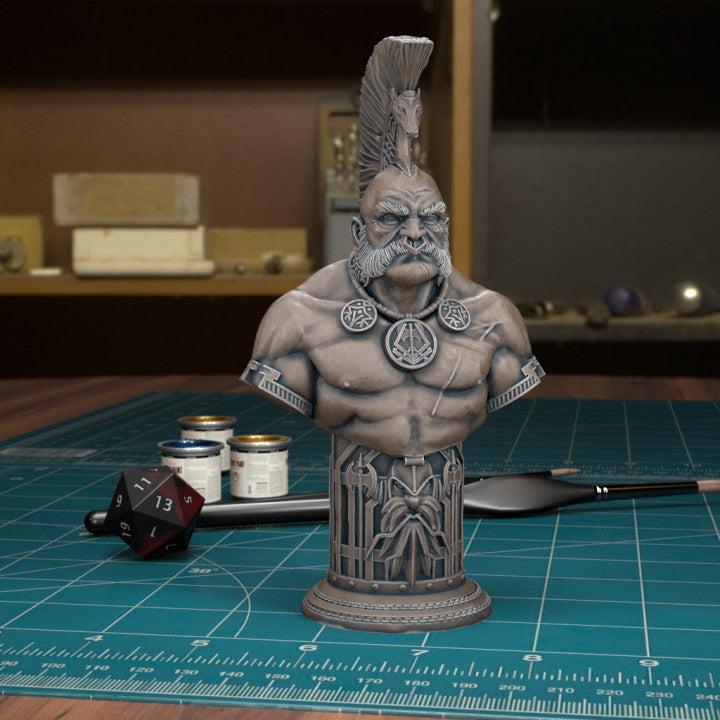 Dwarf Chess Knight  by Tytan Troll Miniatures