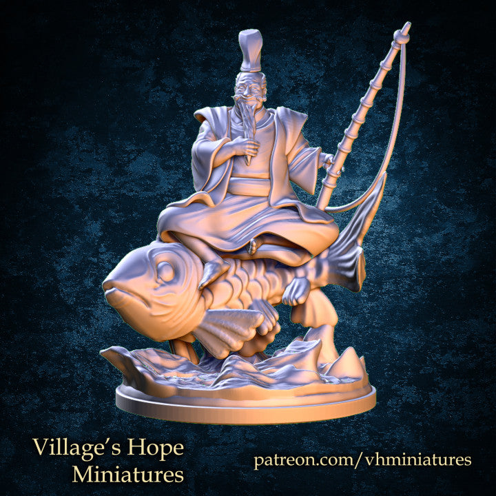 Ebisu Japanese God of Fortune by Village's Hope Miniatures