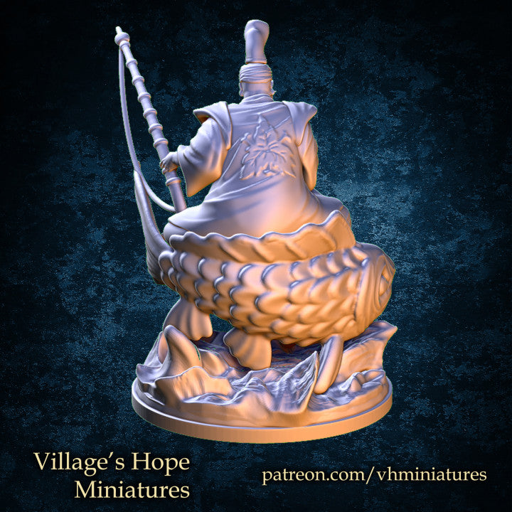 Ebisu Japanese God of Fortune by Village's Hope Miniatures