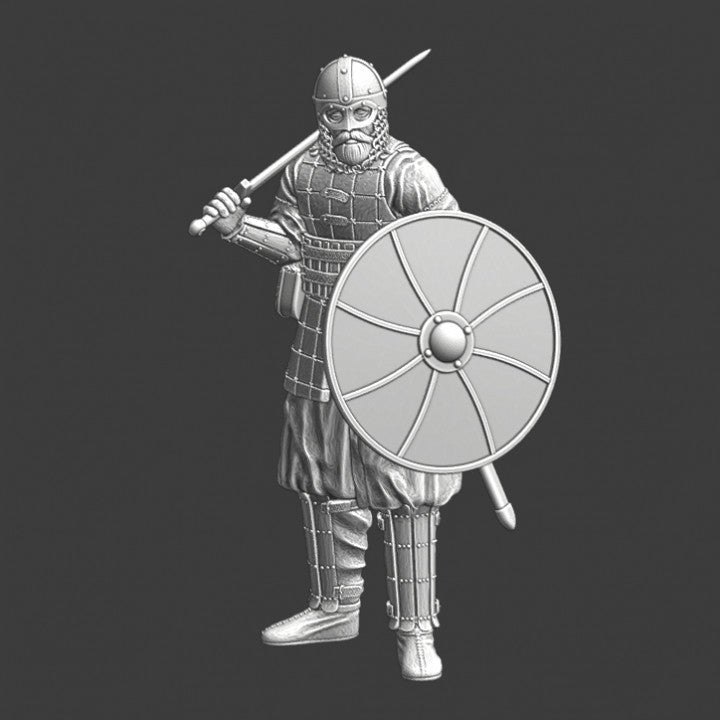 Medieval Danish Viking warrior