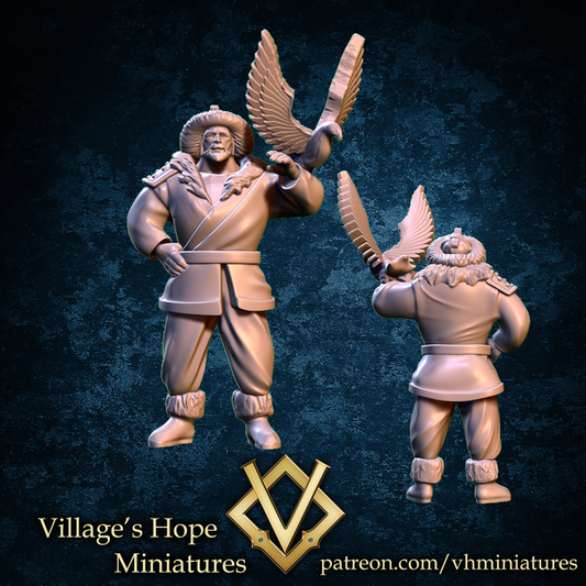 Grassland Tribes Elder by Village's Hope Miniatures
