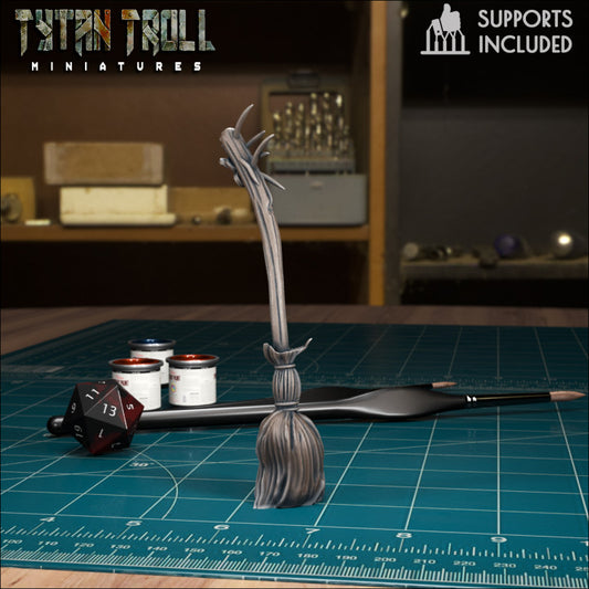 Enchanted Broom 07 by Tytan Troll Miniatures