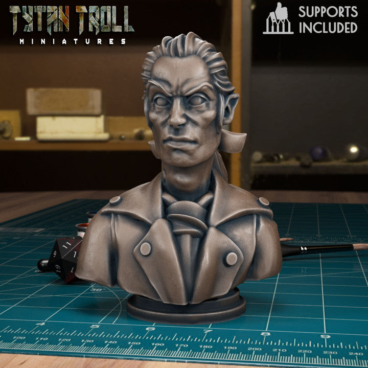 Escher Bust by Tytan Troll Miniatures